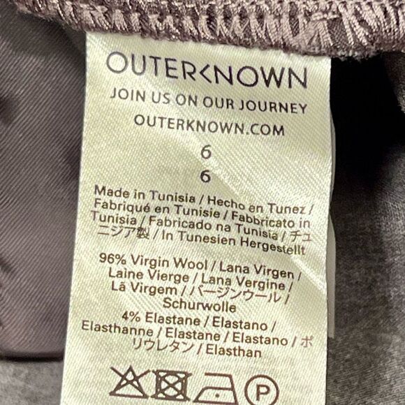 Outerknown NWT Gray Tailored Shorts size 6 style 2710017 - Picture 8 of 9